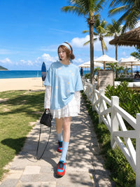Áo Blue Daisy