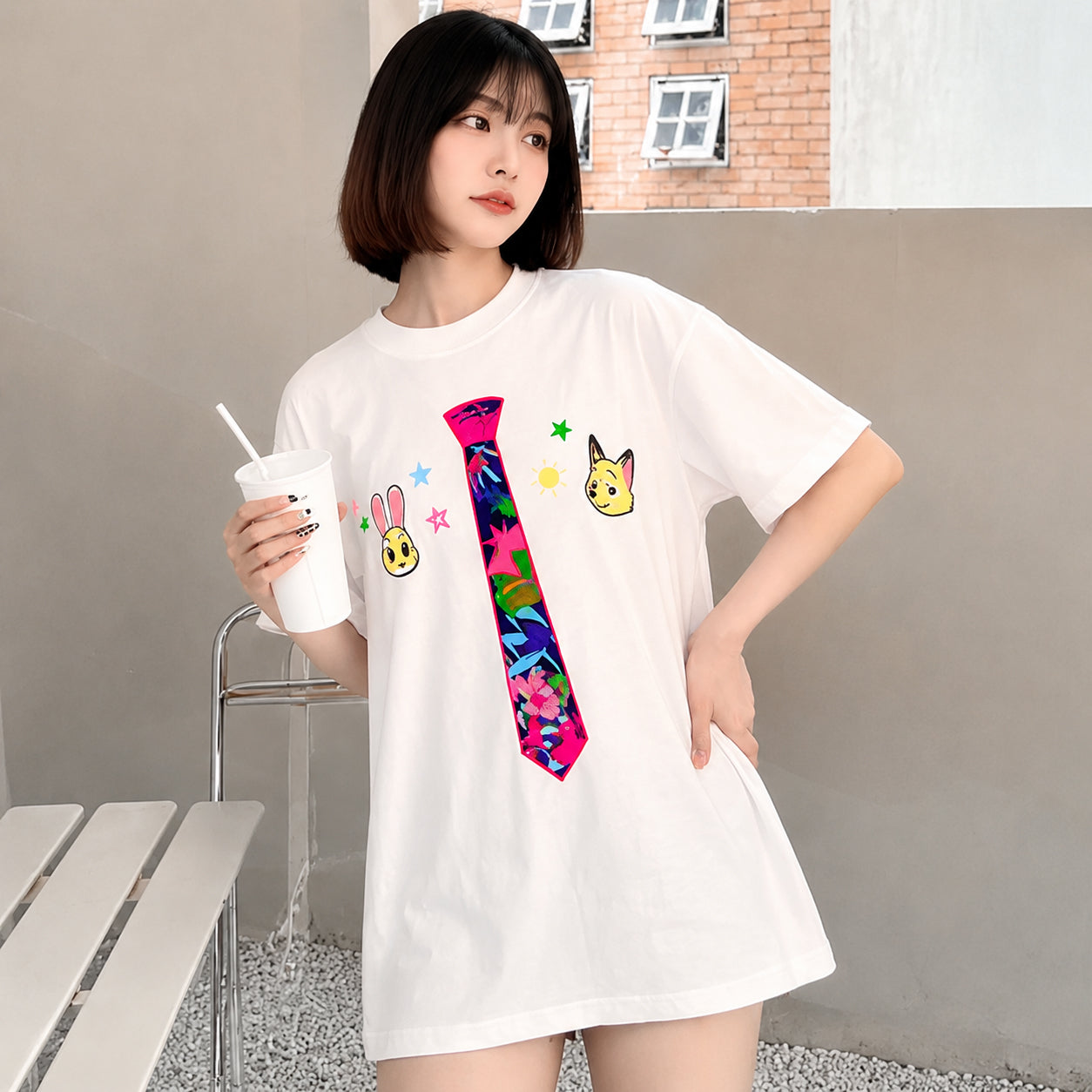 Áo Playful Tie